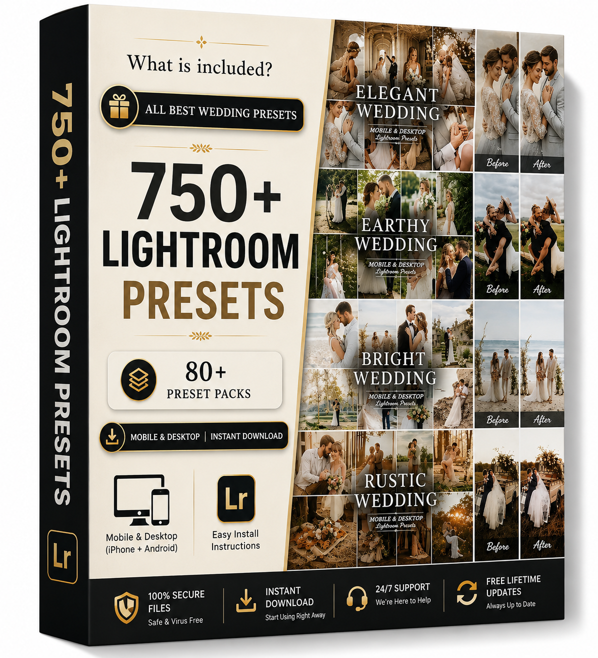 750+ Wedding Presets Bundle