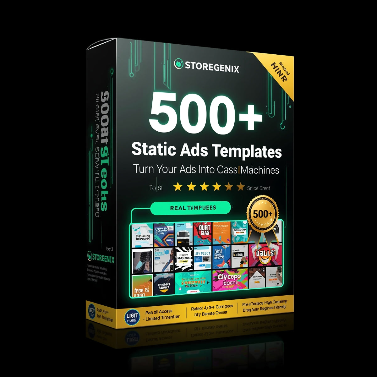 500+ Static Ad Templates to 10X Clicks & Conversions - Shopify CRO Kit