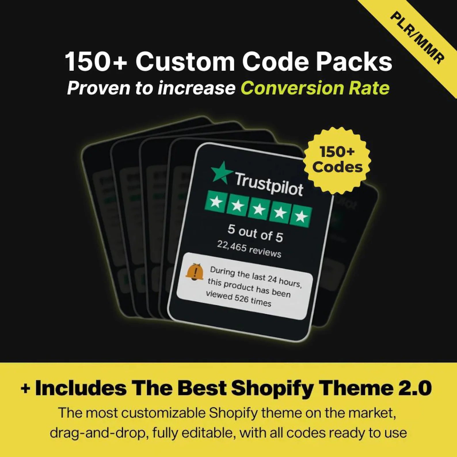 150+ Shopify Codes to 10X Store Conversions (Digital)