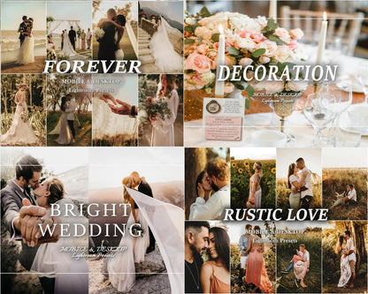 750+ Wedding Presets Bundle